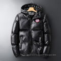 custom wholesale winter men padding padded jacket thick puffer puff warm plus size jackets with hooded for men